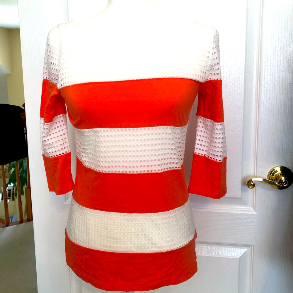 Ann Taylor 3/4 sleeve summer top